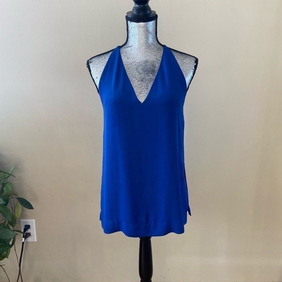 Aritzia Babaton Morris Blouse XS in Cobalt Blue - Picture 2 of 14